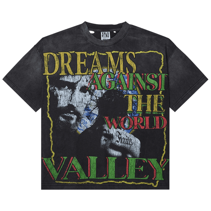 streetwear x vale x vintage vale lives dreams vs world tee