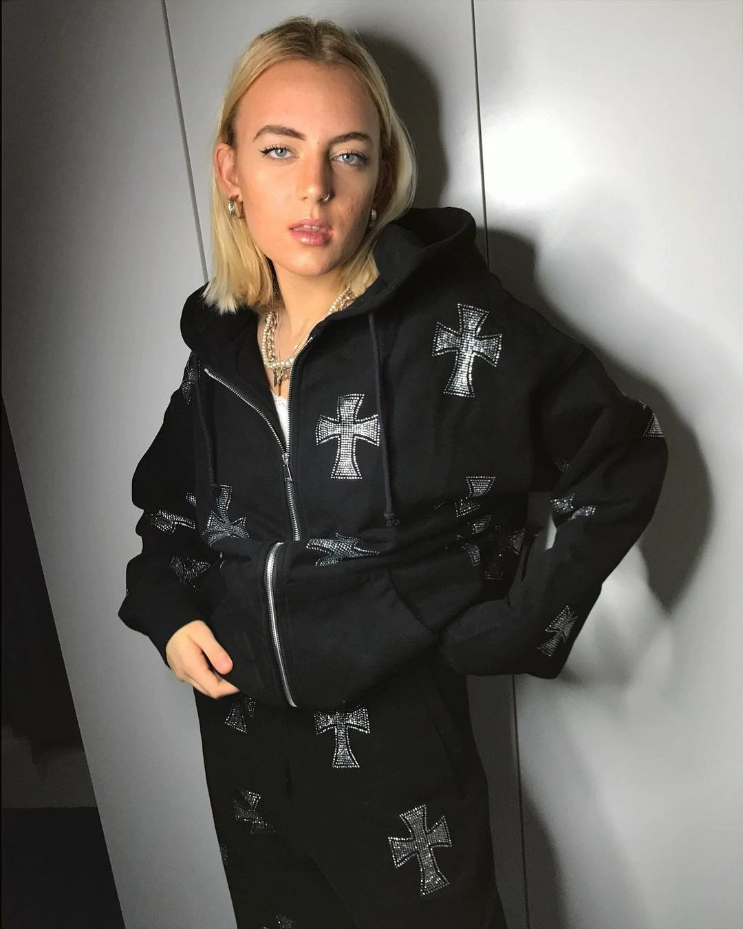 Loose Long-Sleeved Hooded Sports Sweater Casual Hoodie