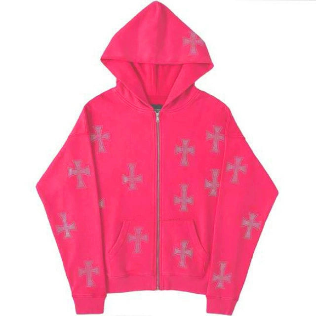 Loose Long-Sleeved Hooded Sports Sweater Casual Hoodie