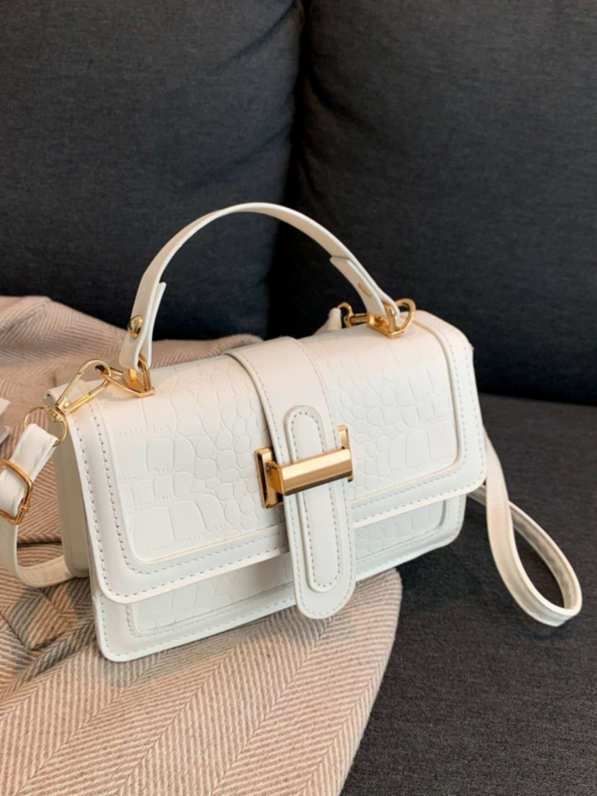 Messenger Bag Internet-Famous and Vintage Satchel Small Square Bag