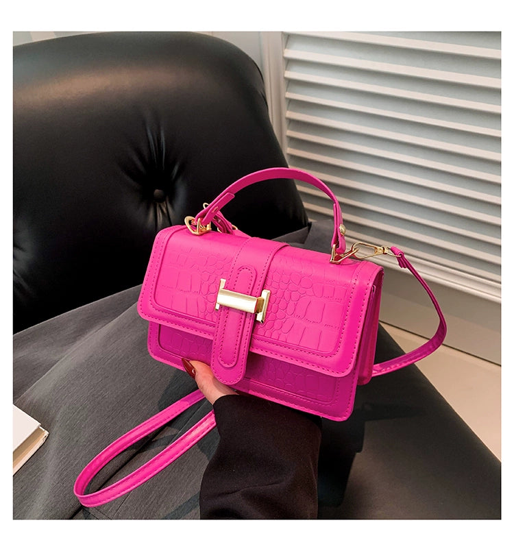 Messenger Bag Internet-Famous and Vintage Satchel Small Square Bag