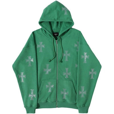 Loose Long-Sleeved Hooded Sports Sweater Casual Hoodie
