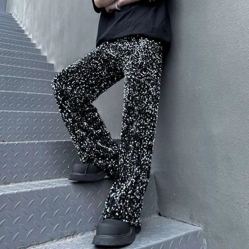 Designer Men's Casual Straight Wide Leg Pants