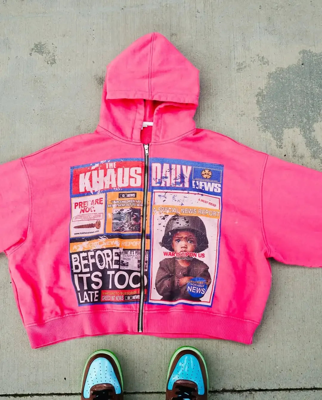 Streetwear Men And Women Zipper Hoodie