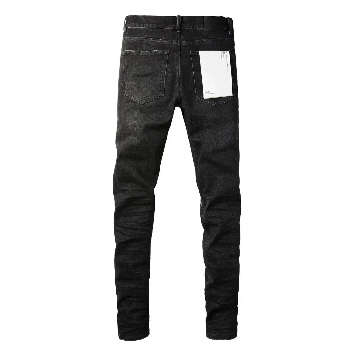 Purples Jeans Men High Street Black  Skinny Denim brand Purples