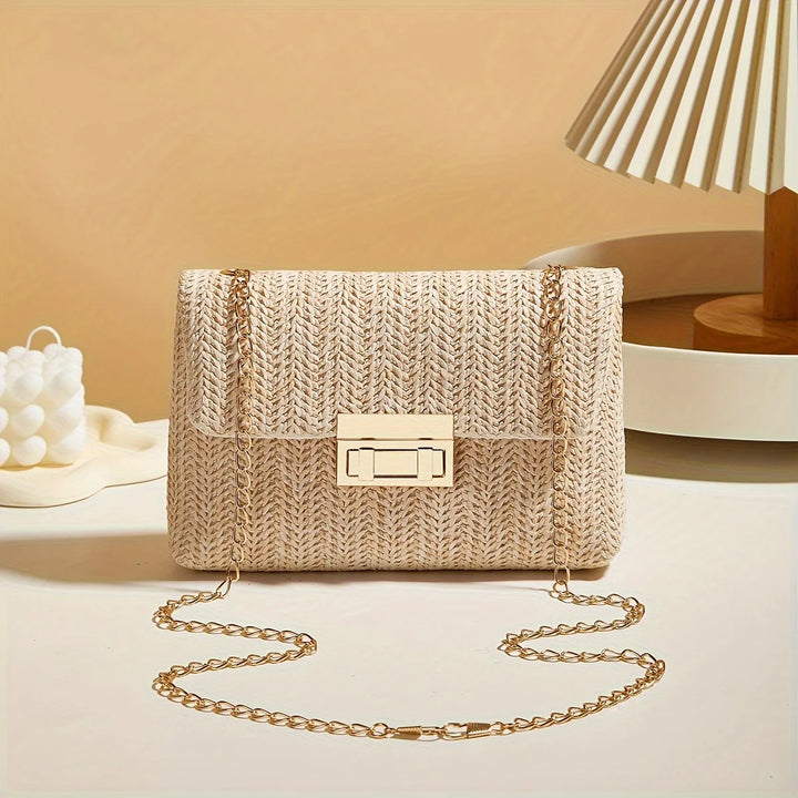 Designer Women's Shoulder Bag Crossbody Purse with Lock Closure