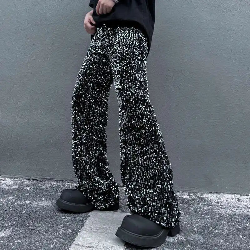 Designer Men's Casual Straight Wide Leg Pants