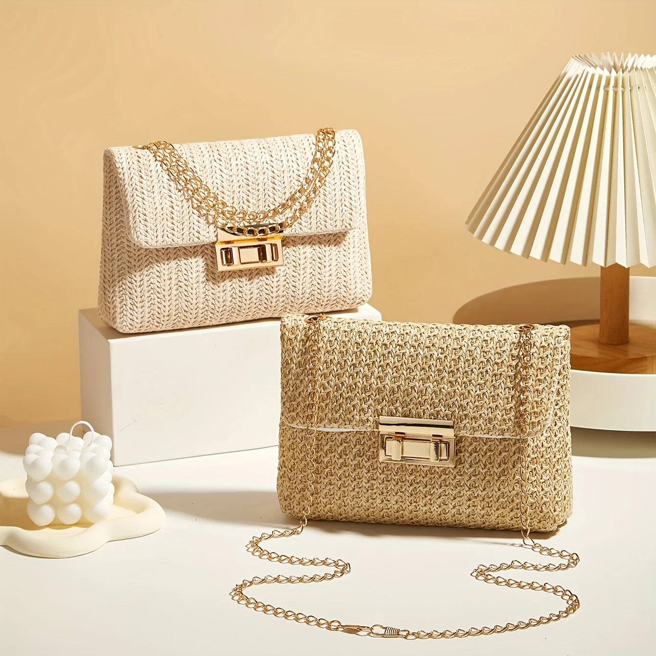 Designer Women's Shoulder Bag Crossbody Purse with Lock Closure