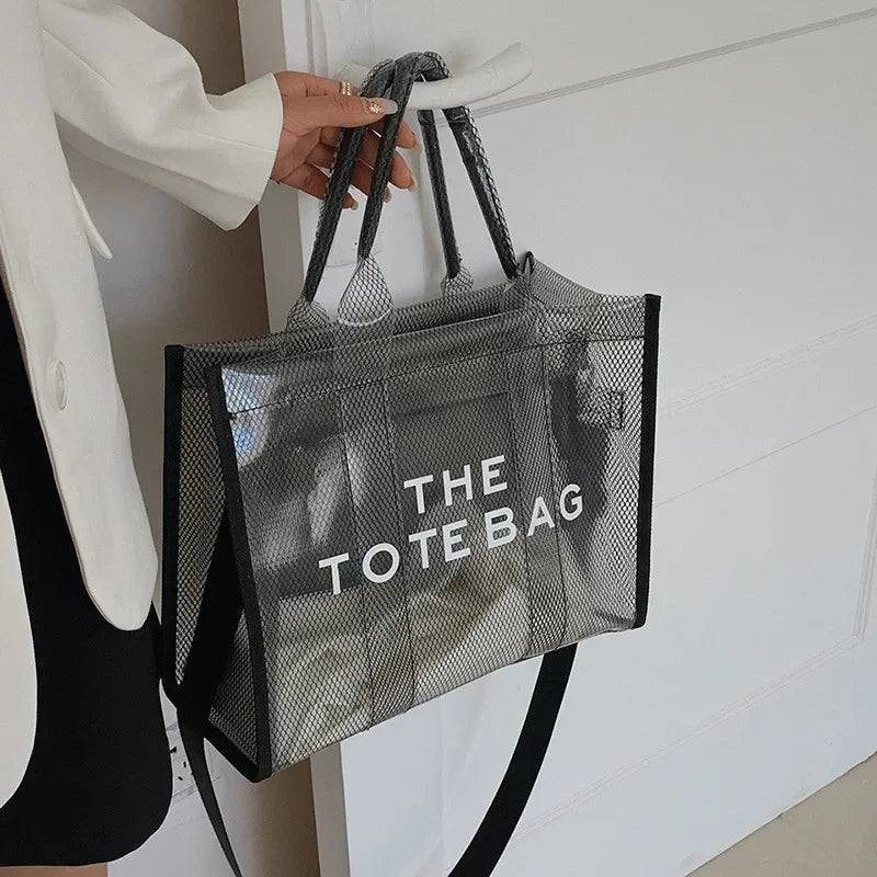 Summer The Tote Bags For Women Brand Designer Luxury Clear Beach Bag Ladies