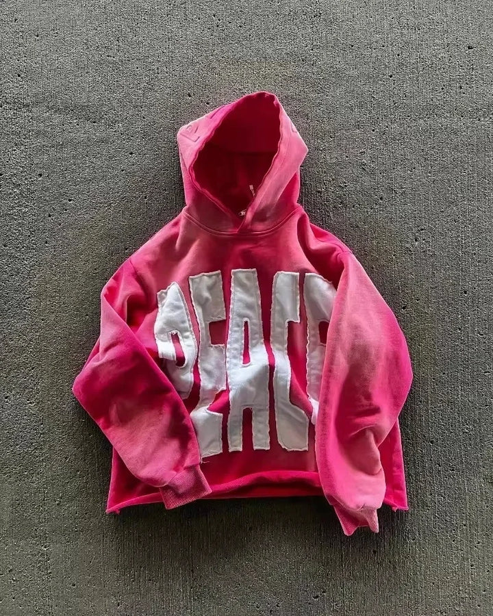 Hoodie Women Street Hip Hop Retro Loose Sweatshirt Couple Casual Joker Padded Hoodie