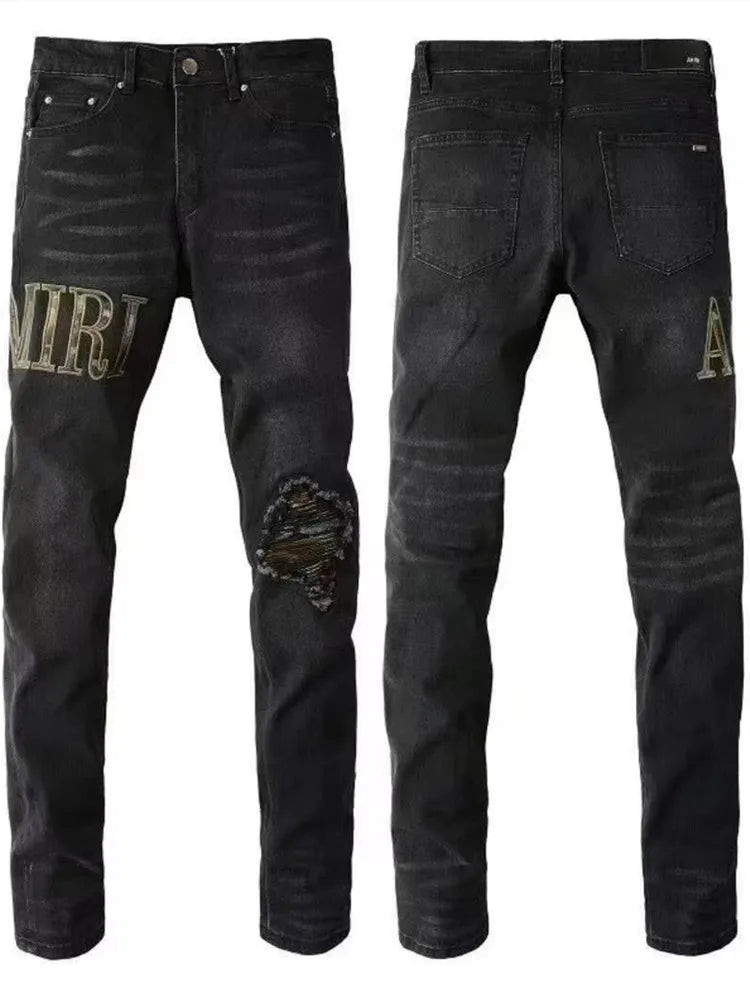 Spring and Autumn New Amiri Designer jeans