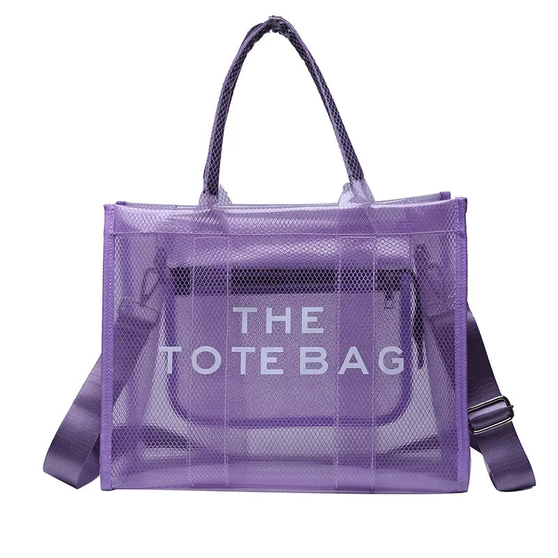 Summer The Tote Bags For Women Brand Designer Luxury Clear Beach Bag Ladies