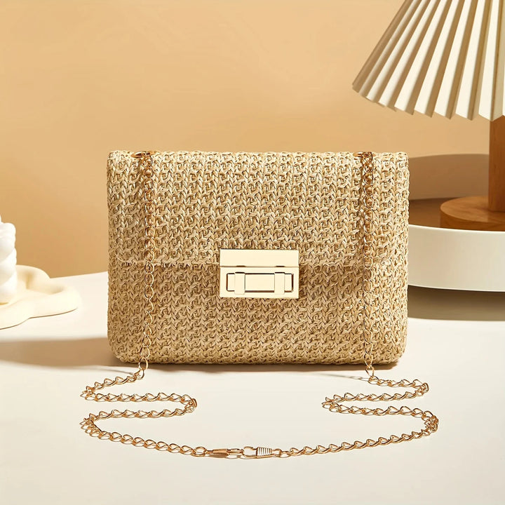 Designer Women's Shoulder Bag Crossbody Purse with Lock Closure