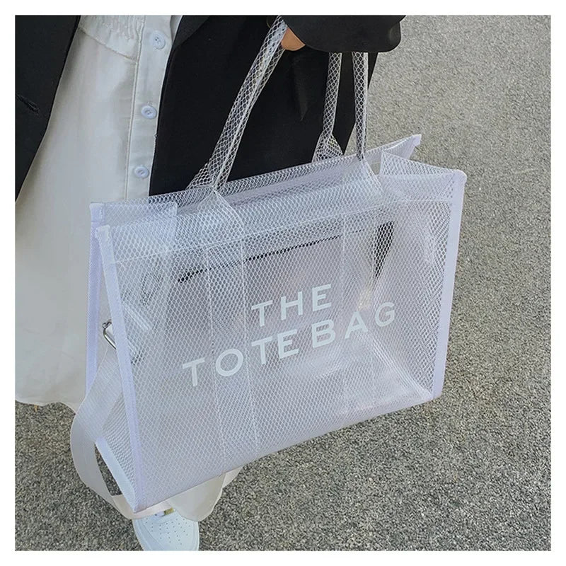 Summer The Tote Bags For Women Brand Designer Luxury Clear Beach Bag Ladies