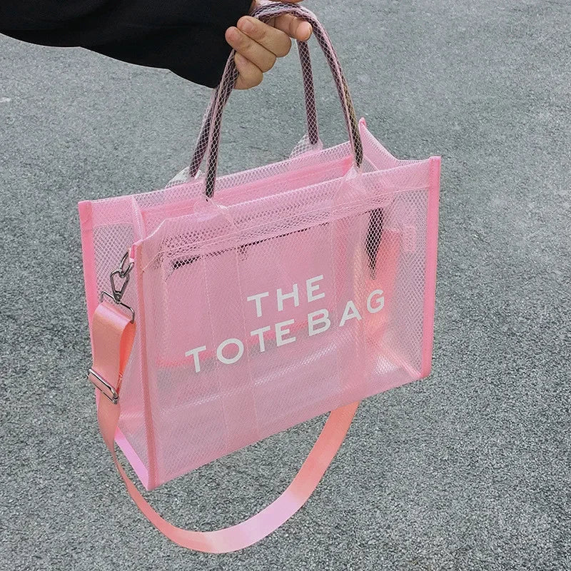 Summer The Tote Bags For Women Brand Designer Luxury Clear Beach Bag Ladies