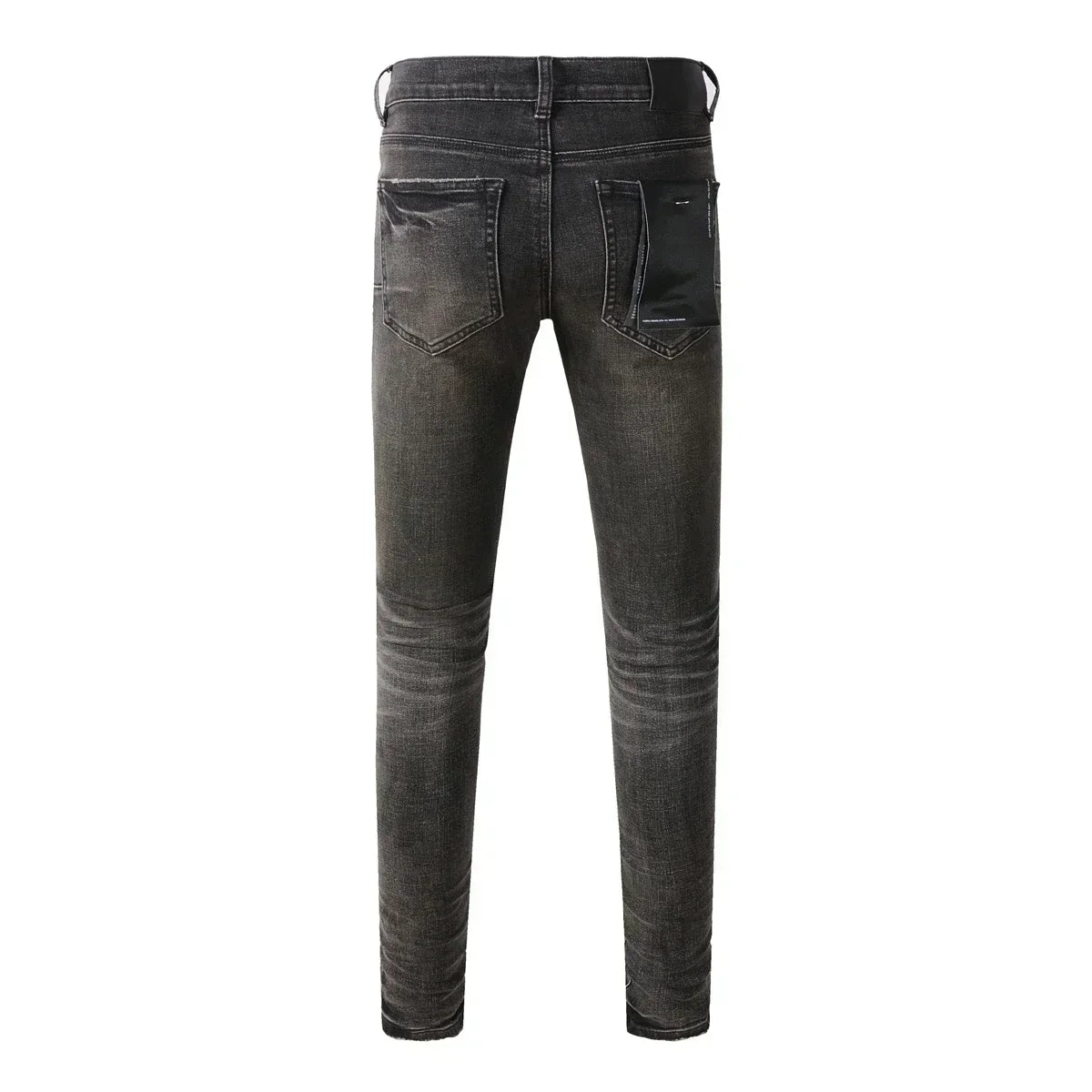 Purples Jeans Brand  Men High Street Skinny Denim Pants