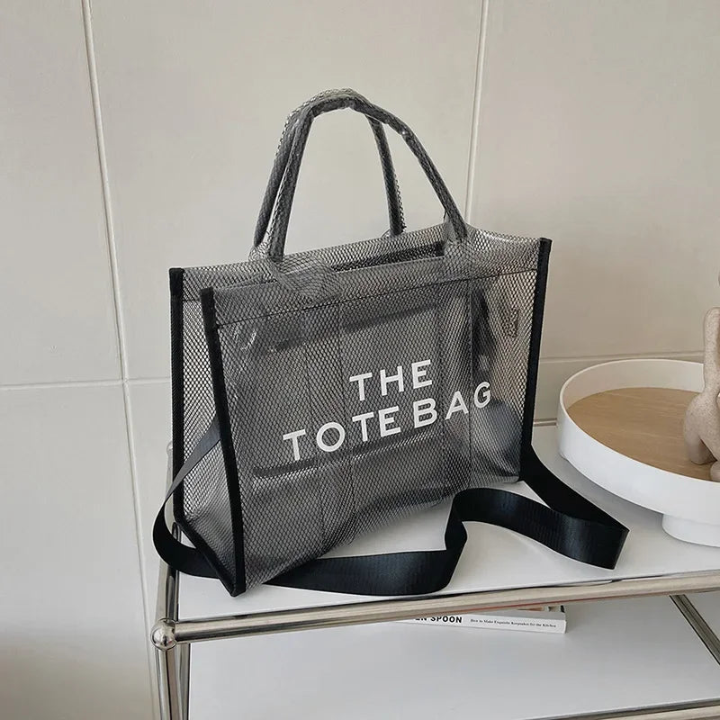 Summer The Tote Bags For Women Brand Designer Luxury Clear Beach Bag Ladies