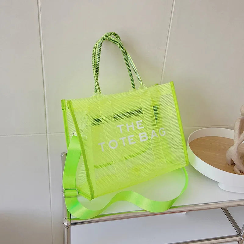 Summer The Tote Bags For Women Brand Designer Luxury Clear Beach Bag Ladies