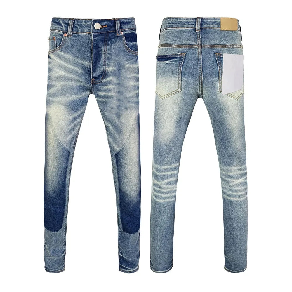 New Jeans Men Fashion High Street Retro