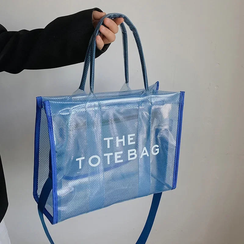 Summer The Tote Bags For Women Brand Designer Luxury Clear Beach Bag Ladies