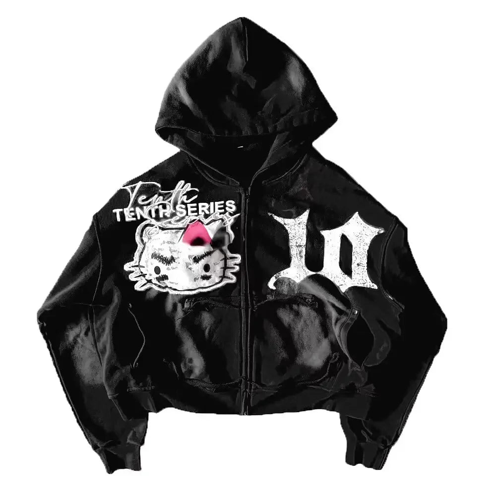 Sweatshirt Gothic Casual Sweatshirt Hoodie Tops