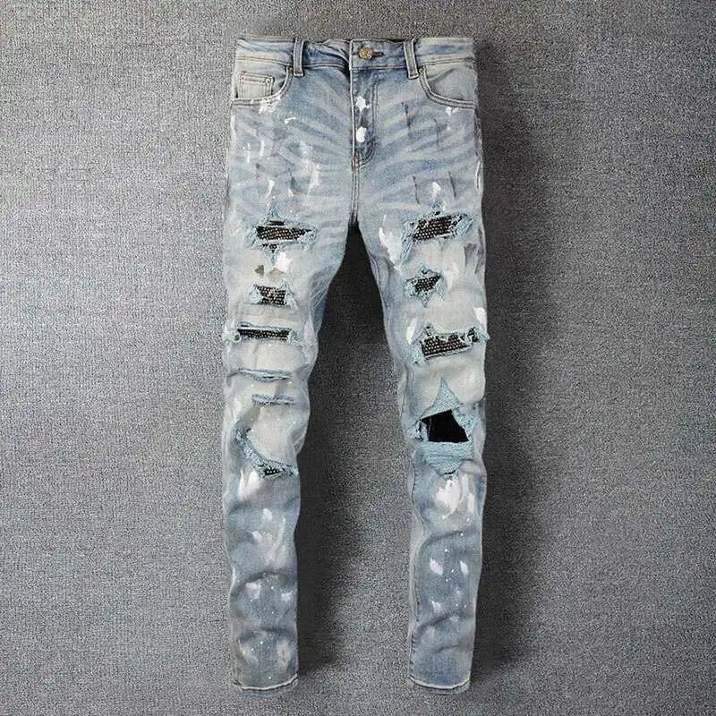 Amiri Designer Stretchy Jean Hip Hop Style Trouser For Men