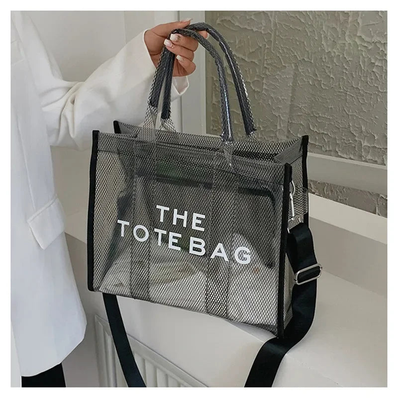 Summer The Tote Bags For Women Brand Designer Luxury Clear Beach Bag Ladies