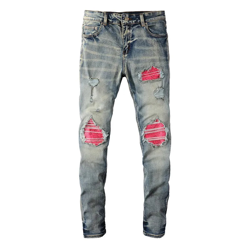 Amiri Men's Jeans Streetwear Denim Skinny