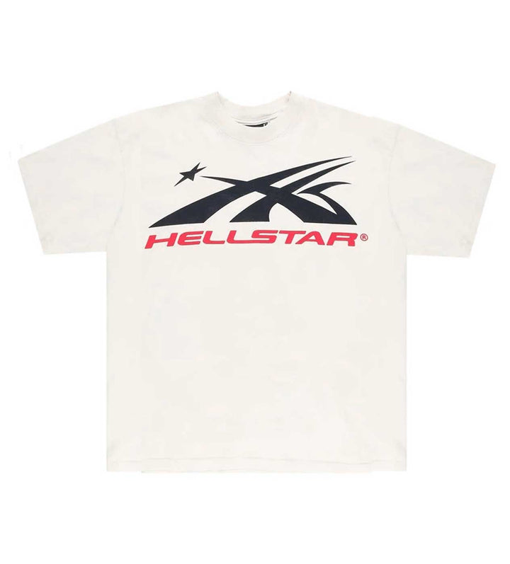 Hellstar Sport Logo Gel Tee White/Red