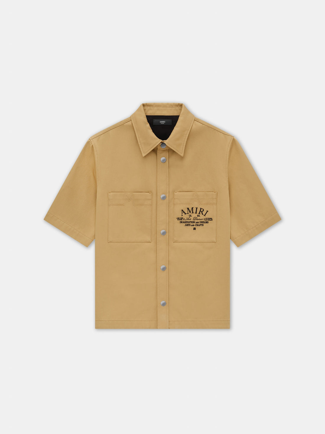 AMIRI ARTS DISTRICT CAMP SHIRT - SEPIA TINT