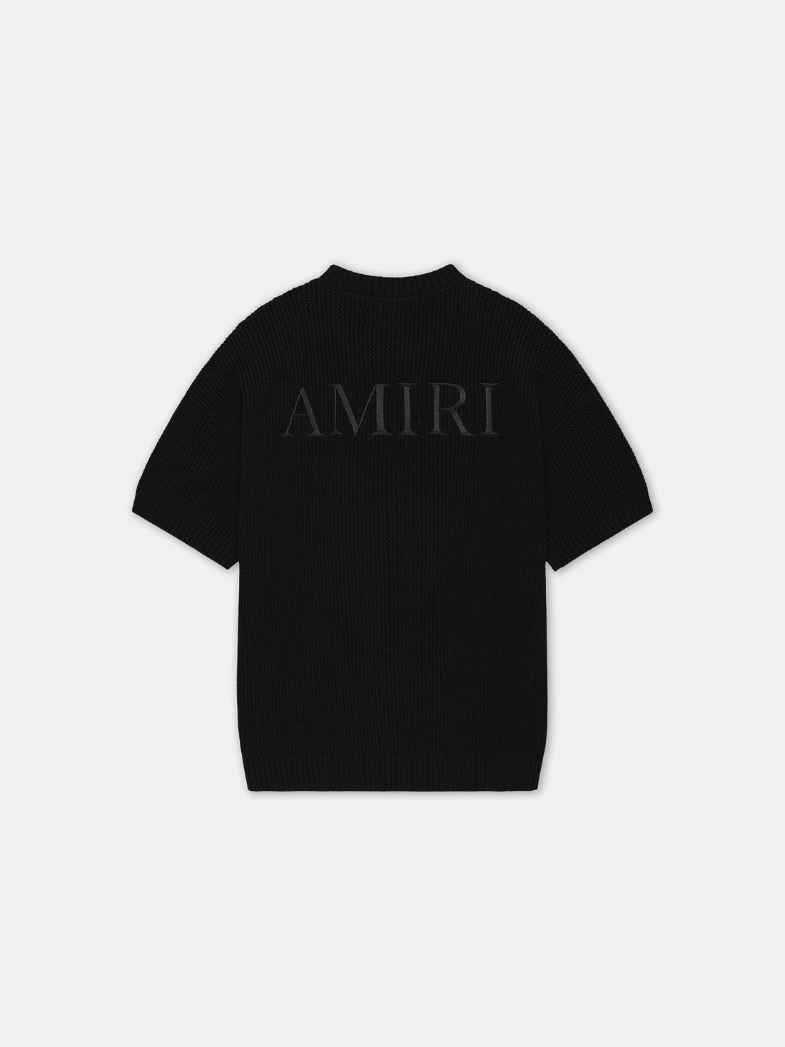 AMIRI CROCHET MESH TSHIRT - Black