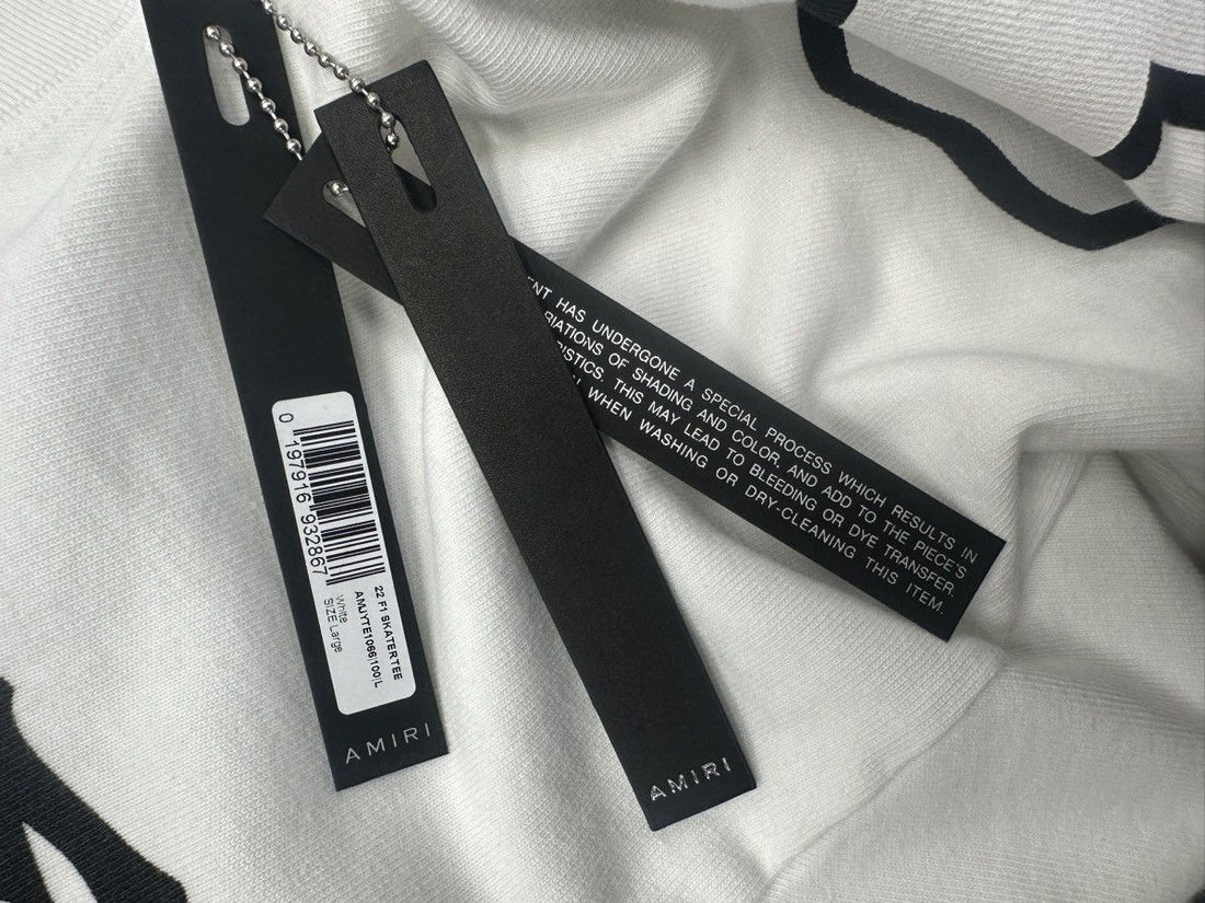 Amiri White Hockey Jersey Tee