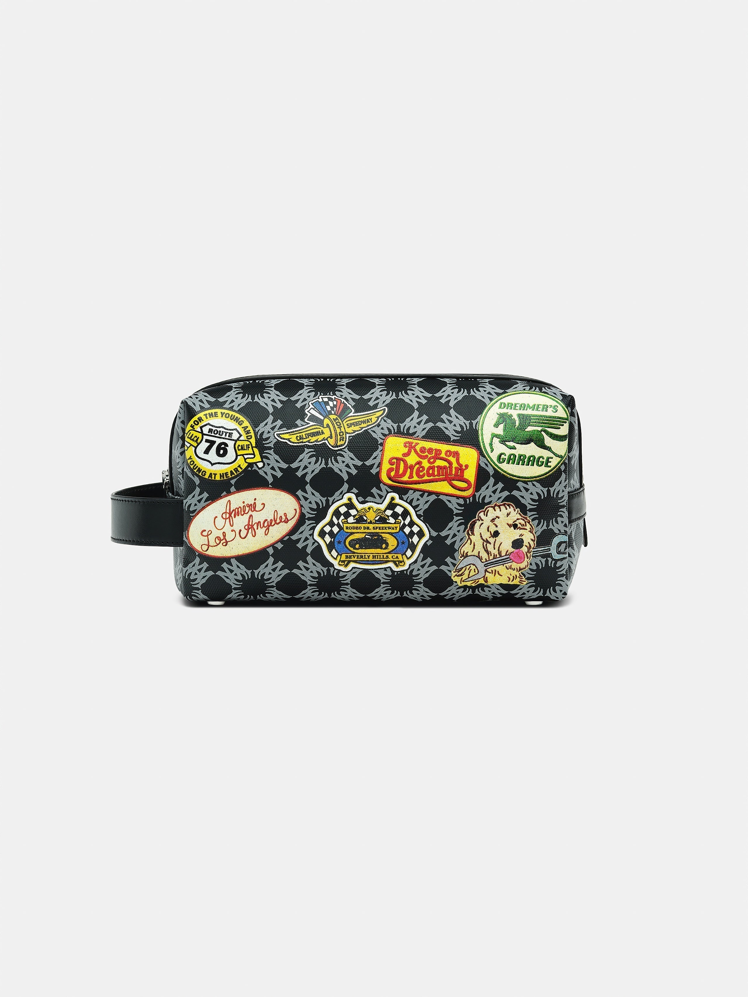 STATION PATCH DOPP KIT - Black