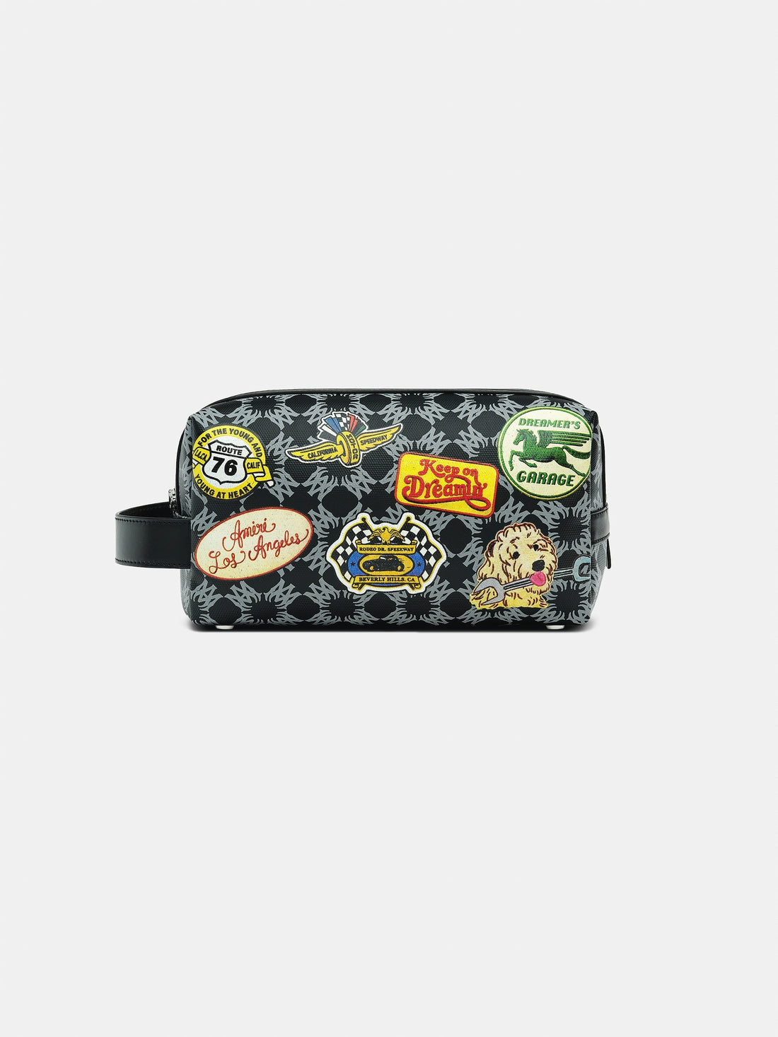 STATION PATCH DOPP KIT - Black