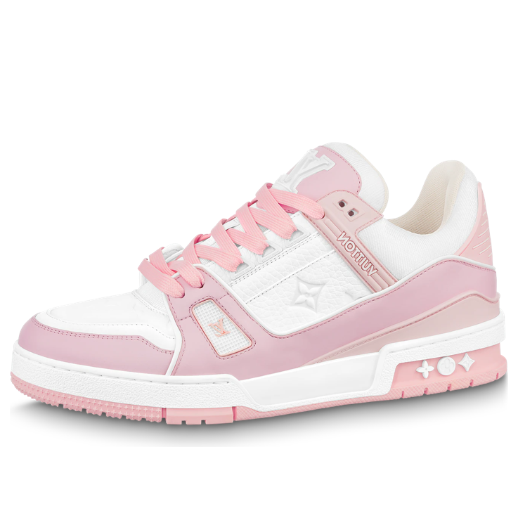 LOUIS VUITTON LV Trainers 'White Pale Pink' 1ABOEE #