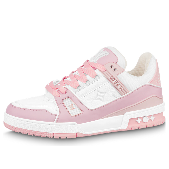 LOUIS VUITTON LV Trainers 'White Pale Pink' 1ABOEE #