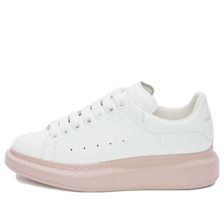(WMNS) Alexander McQueen Oversized Sneaker 'White Pink Sole' 553770WHTQ49182 #