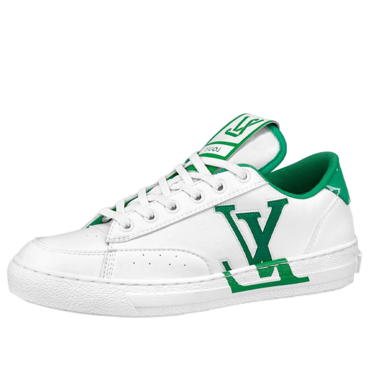 LOUIS VUITTON Charlie Sneakers 'White Green' 1AANJ7 #