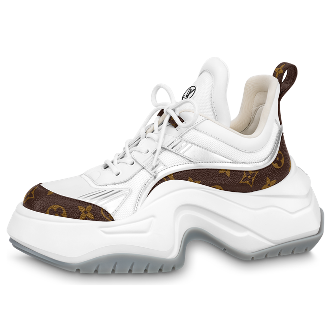 LOUIS VUITTON Archlight 2.0 Platform Sneakers 'White Brown Monogram' 1ABIHL #