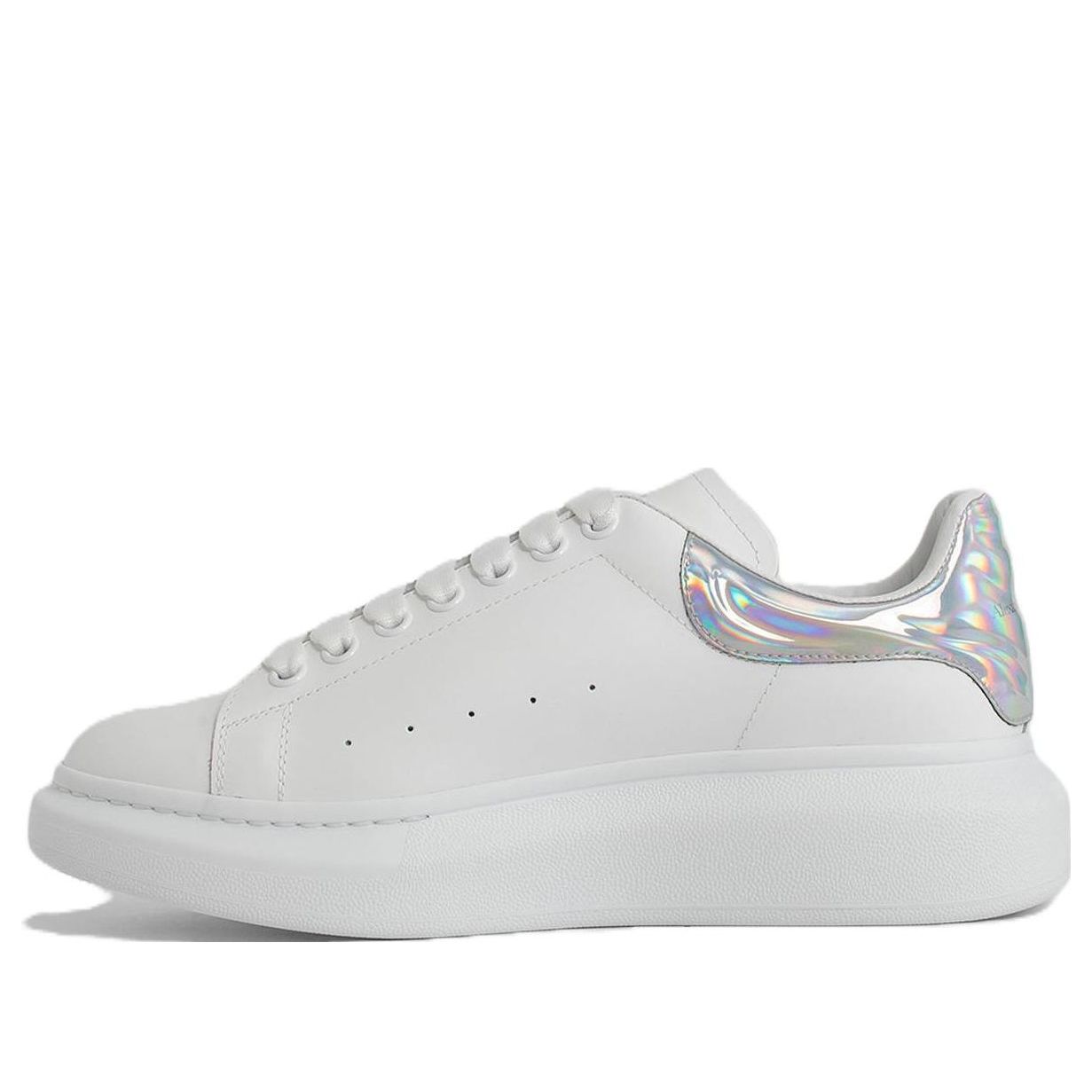 Alexander McQueen Oversized Low-Top Sneakers 'White Silver