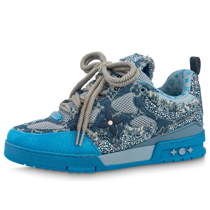 LOUIS VUITTON LV Skate Sneakers 'Blue' 1ABMH9 #