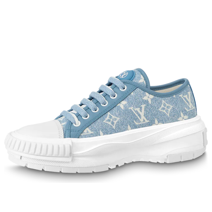 (WMNS) LOUIS VUITTON Squad Sneakers 'Blue Monogram' 1AB19K #