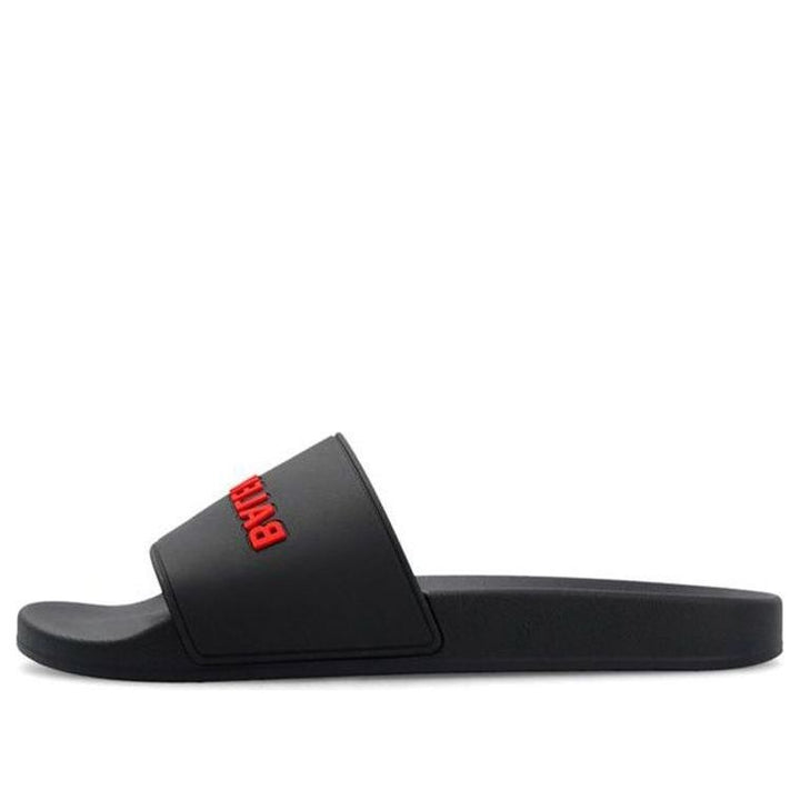 Balenciaga Pool Slides 'Black Red' 565826W1S801064 #