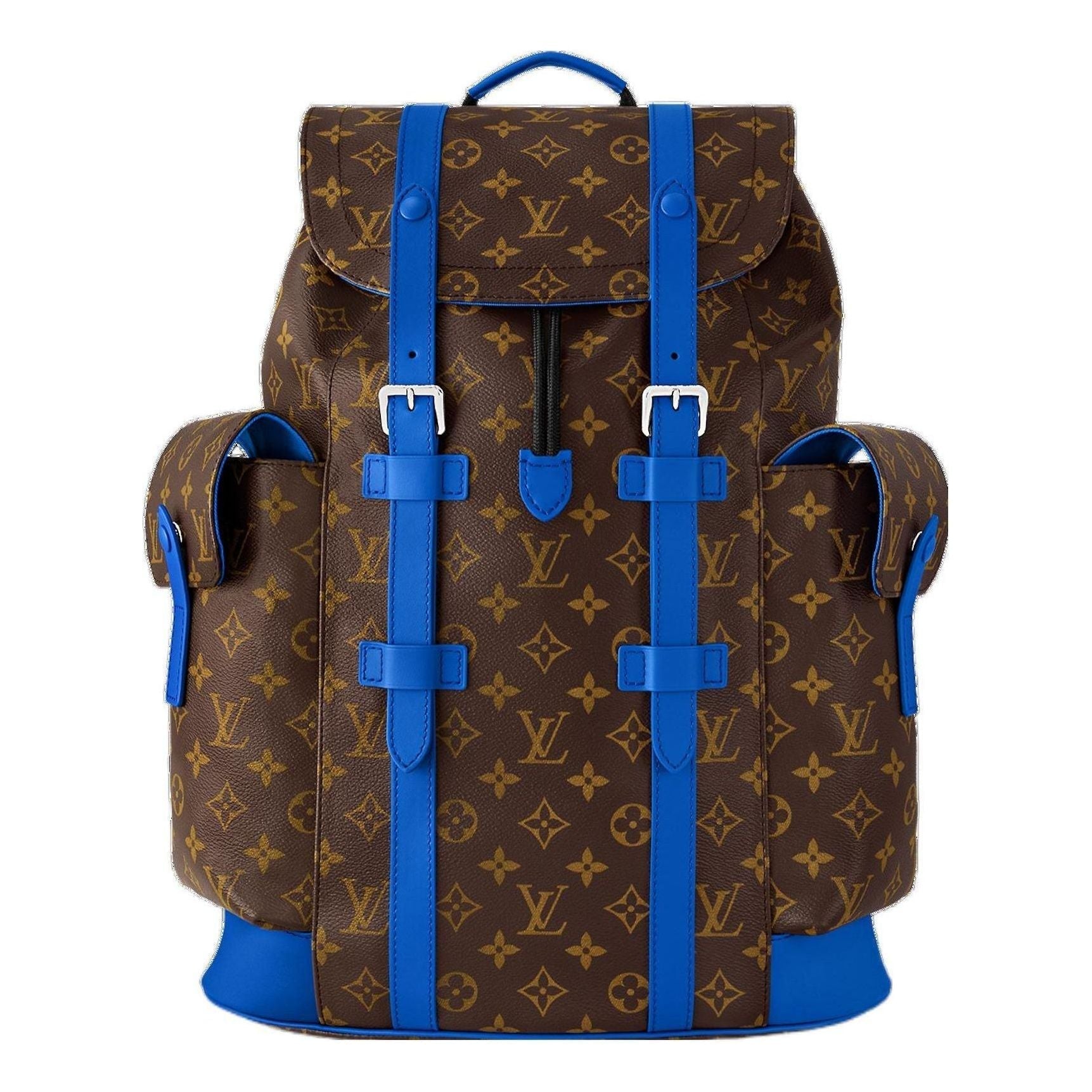 LOUIS VUITTON Christopher MM Monogram Macassar Canvas 'Brown Blue' M46813 #