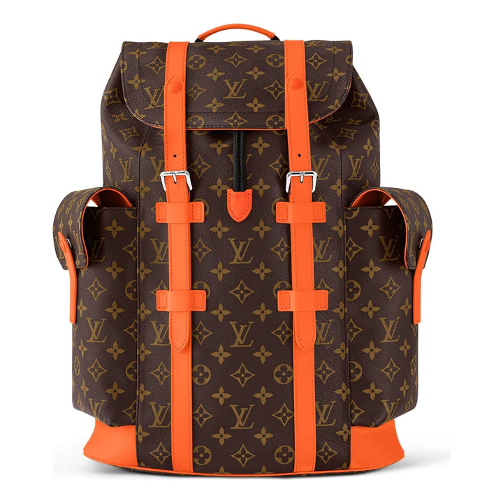 LOUIS VUITTON Christopher MM Monogram Macassar Canvas 'Brown Orange' M46814 #