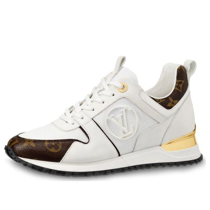 (WMNS) LOUIS VUITTON LV Run Away Calfskin Sports Shoes White 1A4XNH #