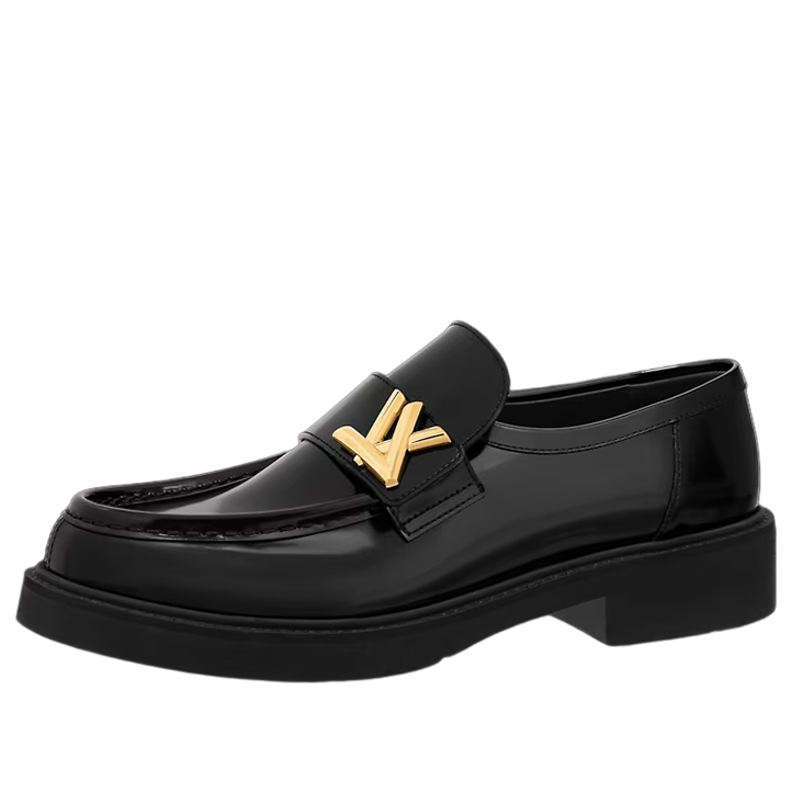 (WMNS) LOUIS VUITTON LV Academy Loafers 'Black' 1ABPBH #