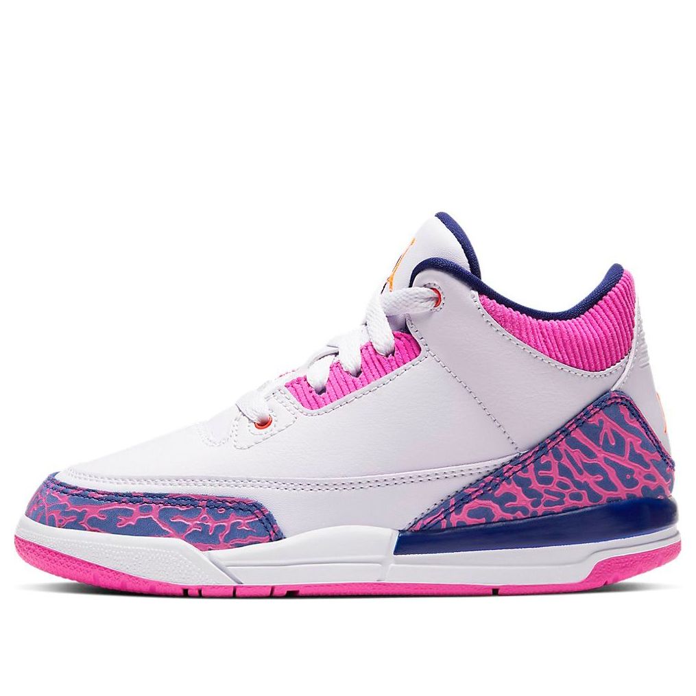 (GS) Air Jordan 3 Retro 'Barely Grape' 441141-500 #