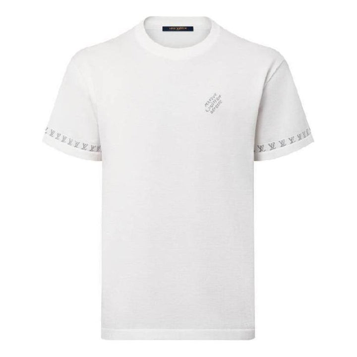 LOUIS VUITTON Cotton Crewneck T-shirt 'White' 1AFQS9 #