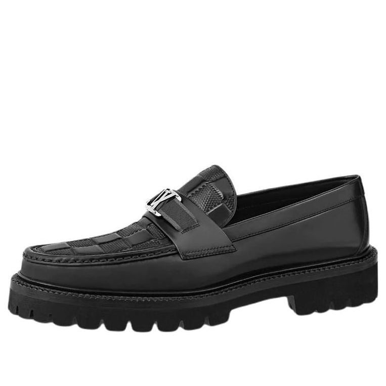 LOUIS VUITTON LV Major Loafers 'Black Crocodile' 1A9HXA #